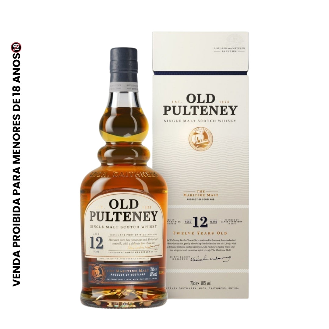 Whisky Old Pulteney 12 Anos Single Malt 700ml Alc. 40%