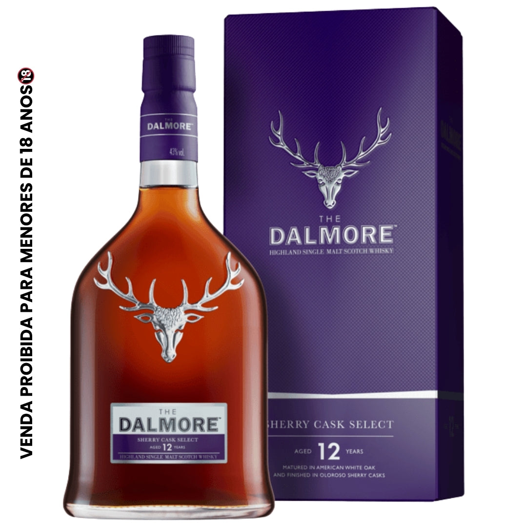 Whisky The Dalmore 12 Anos Single Malt 700ml Alc. 43%