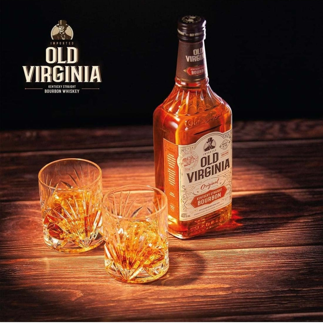 Whisky Old Virgnia Oak Cask Bourbon 700ml Teor 40% + Evan Wiliams Bottled-In-Bond Bourbon 750ml Teor 50%