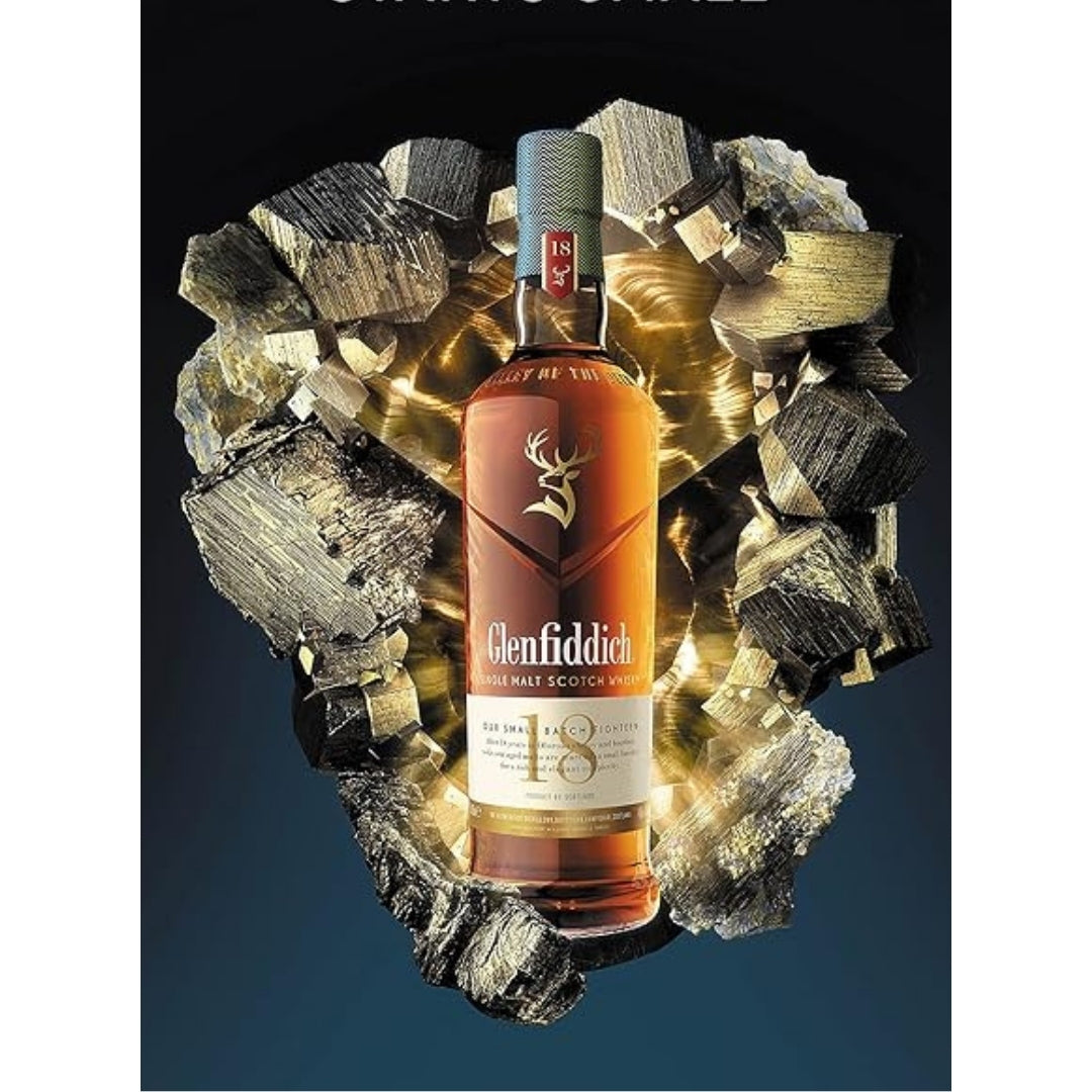 Whisky Glenfiddich 18 Anos Single Malt 700ml Alc. 40%