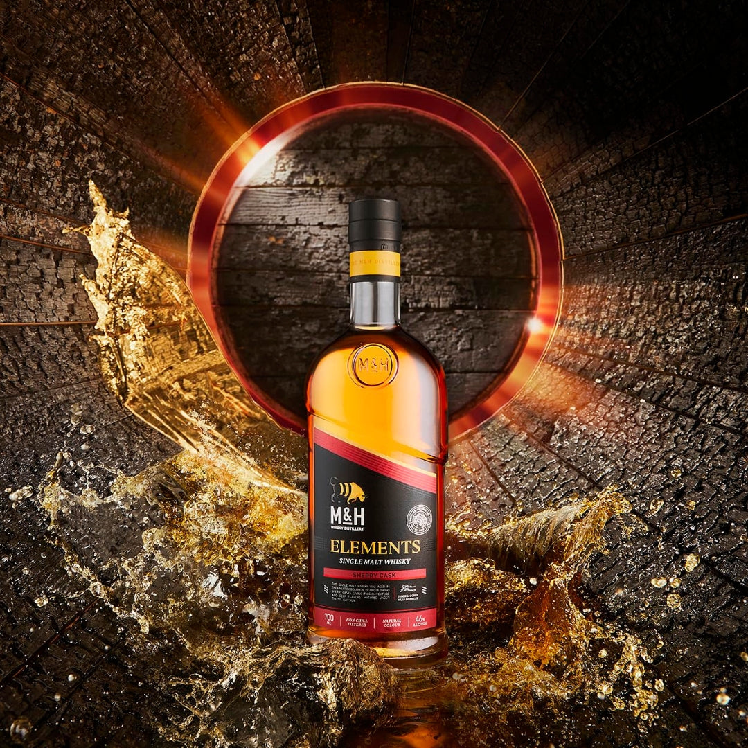 Whisky M&H Elements Single Malt Israelense Premiado 700ml Alc. 46%