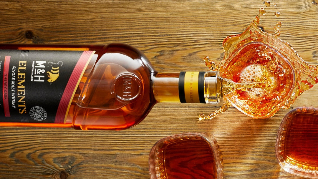 Whisky M&H Elements Single Malt Israelense Premiado 700ml Alc. 46%