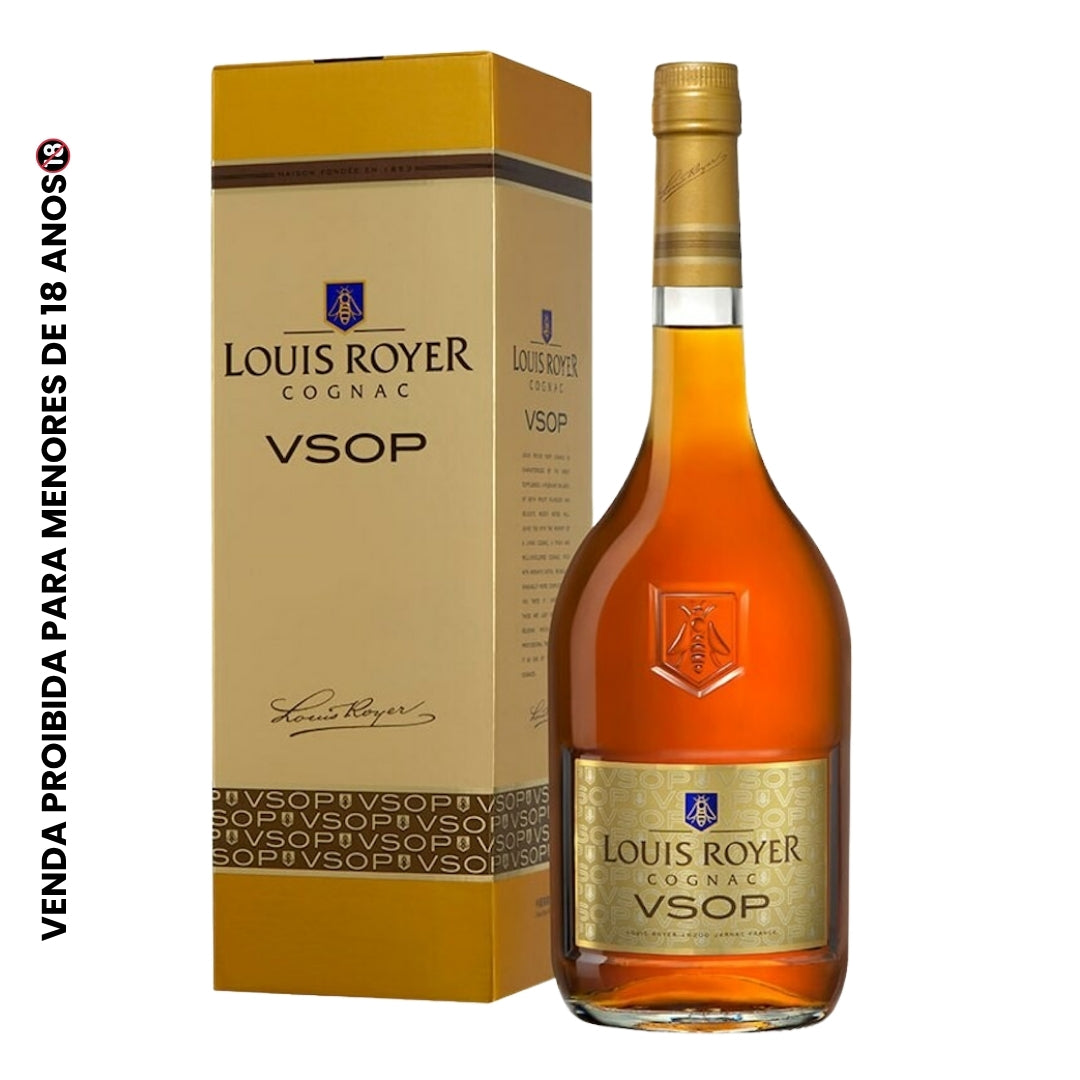 Conhaque Louis Royer VSOP 1L Alc. 40% Premiado Barril Carvalho Francês